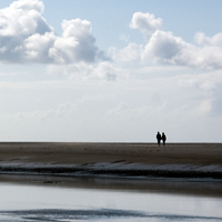 Paar am Strand